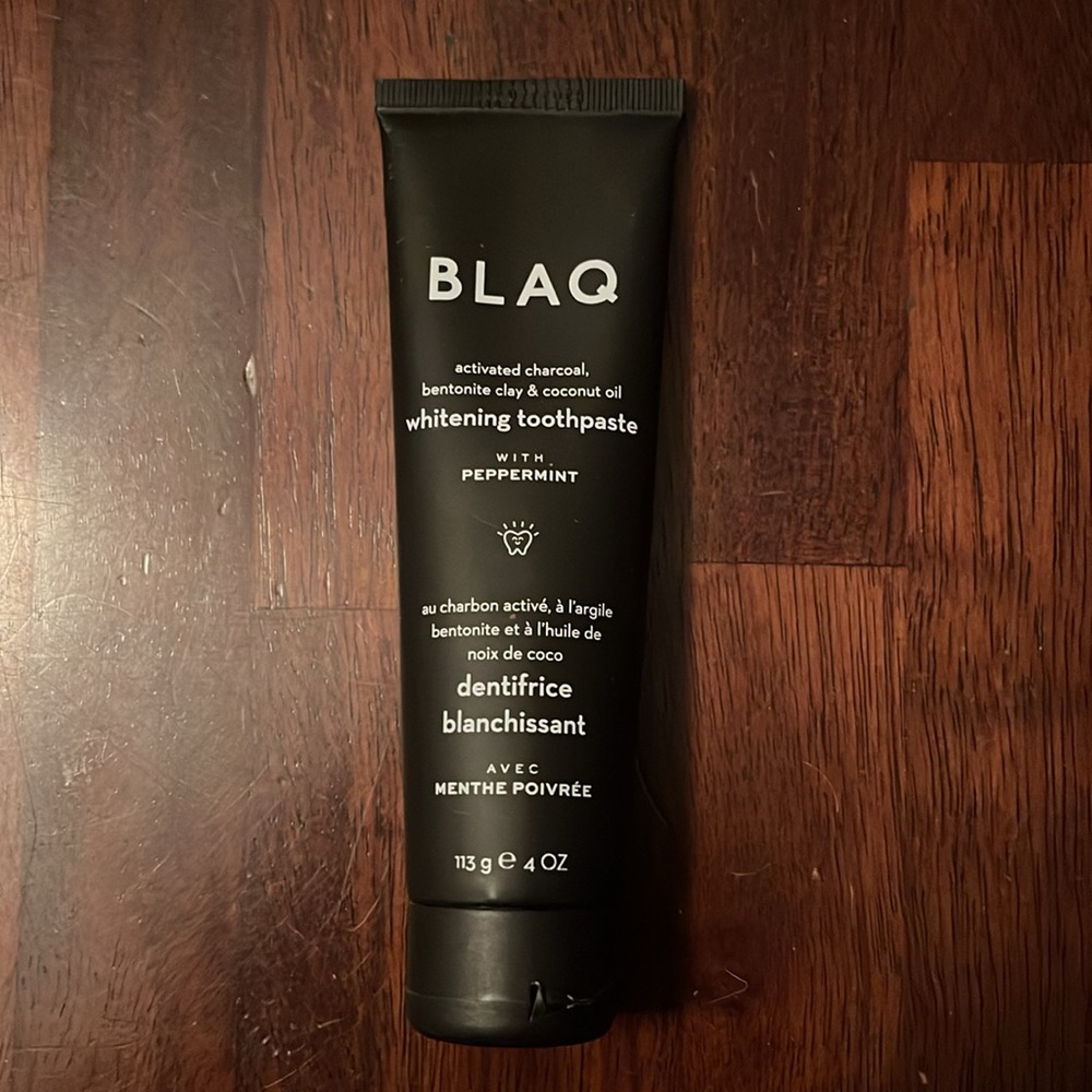 NEW BLAQ Whitening Toothpaste